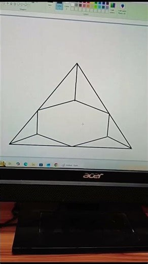 3D model using Ms paint 🎨🫟