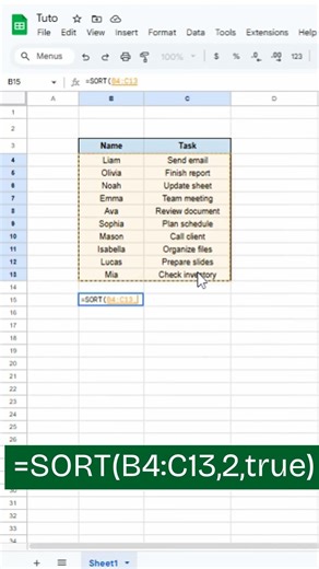 Stop Sorting Manually! Organize Your Google Sheets in Seconds #usa #excel #googlesheets