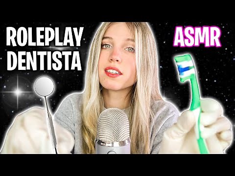 ASMR LIMPIEZA DENTAL (ROLEPLAY EN ESPAÑOL SIENDO DENTISTA) 🦷