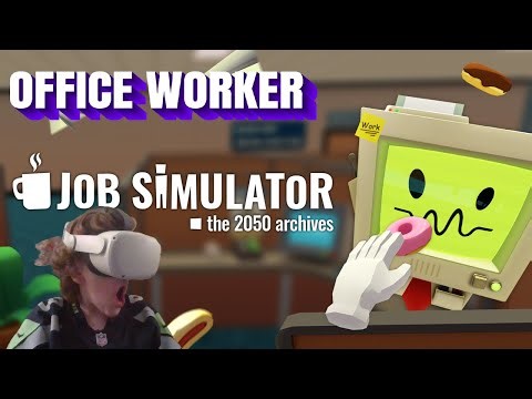 I Played Job Simulator In VR (Job Simulator VR)