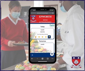 The Capitol Caterers Byte App has been so well received at school! The recently launched meal ordering app offers a seamless ordering system for High School pupils with pre-loaded menus for the week ahead allowing pupils to take ownership of their personal meal plans and manage their dietary requirements. Thank you Capitol Caterers for making it easy to take a Byte 😋🍽 Faith ❤️ Compassion 💙 Courage #Epworth #EpworthSchool #EpworthHighSchool #HighSchool #EpworthPrepSchool #EpworthPreparatorySch