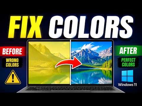 How to Fix Display Color Problem in PC Laptop (Windows 11 & 10)