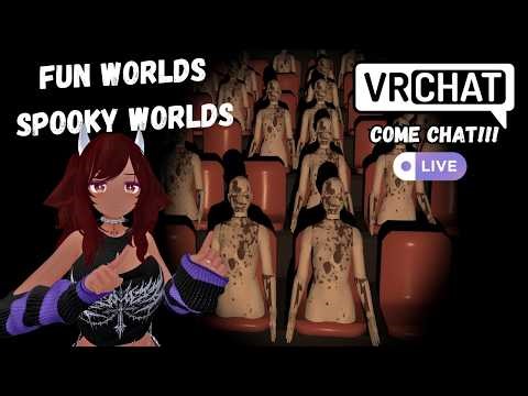 VRChat fun! Exploring Fun and Unique Worlds. Come chat~