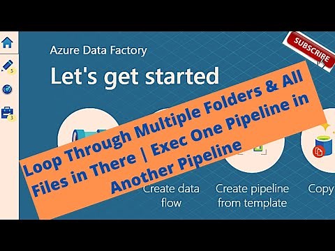 Loop through Folders & Files | Iterate through Folders | Execute one Pipeline in other pipeline
