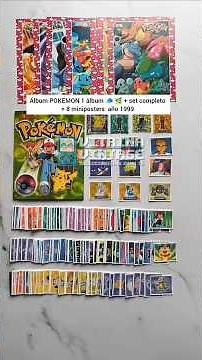 Álbum POKEMON 1 álbum 🧢💧🌿 + set completo