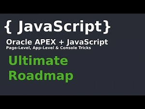 Getting Started with JS in Oracle APEX (Placement, Console & Debugging)