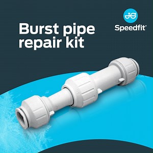 Go from sub-zero to hero! ❄️ Minimise the damage caused by burst pipes this winter with the tool-free JG Speedfit pipe repair kit. It’s ideal for quickly and easily repairing broken pipework without having to dismantle the existing pipe set-up: https://bit.ly/3velb6l #plumbing #plumbinglife #plumbers #hvac | JG Speedfit | Facebook