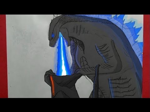 How To Draw Godzilla VS The Female Muto | Godzilla (2014)
