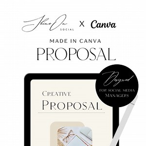 Project Proposal Template | Canva Template | Business Plan - Etsy Canada