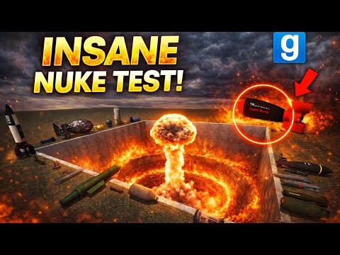 🔥 Testing Every Nuke in GMod! (Insane Destruction)
