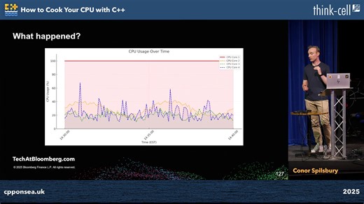 Lightning Talk： How to Cook Your CPU with C - Conor Spilsbury - C on Sea 202
