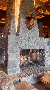 We’re not just pushing the boundaries of fireplace design, we’re shattering them. 🔥 ⁣ ⁣ Take a spin around this towering, four-sided, open hearth gas fireplace at the Grand Bohemian Lodge in South Carolina.⁣ ⁣ Eager to bring to life a custom, show-stopping centerpiece? Stellar can make it happen.⁣ | Heat & Glo Fireplaces