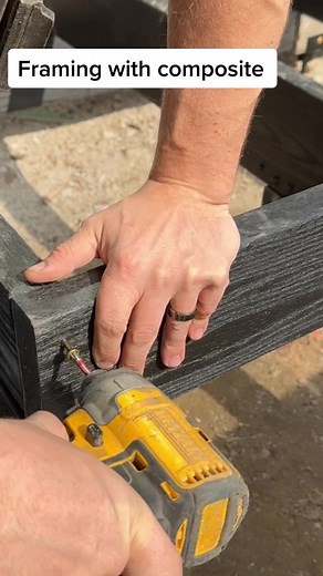 Framing with Composite for Deck Building