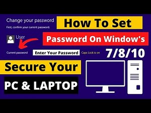 How To Set Password On Windows In Tamil | How To Set Password In Laptop 2022