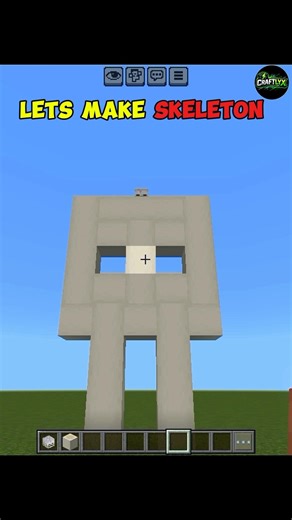 Lets make minecraft skeleton #logic #minecraft #short #viral #like #subscribe #gaming #craftlyx #yt