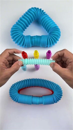 Creating Style Relaxing ASMR Sound POP-TUBE #diy #satisfyingvideos #relaxing #oddasmr #poptubesounds