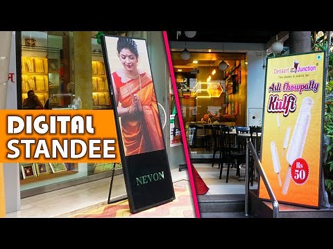 LED Digital Standee for Retail Stores & Showroom | Video Wall Standee India