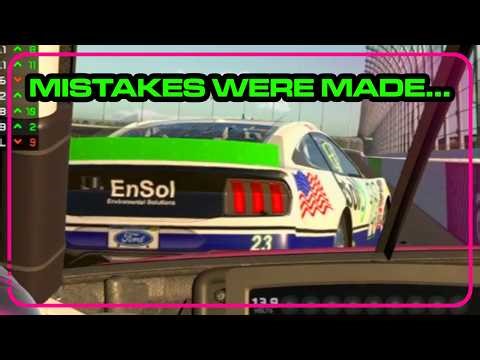 I'm not proud of this one. ｜ NASCAR Cup @ EcoPark Atlanta