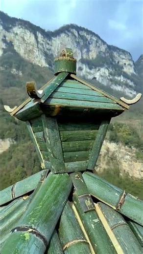 what a cottage made from bamboos. part-161