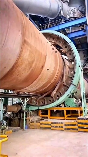 How Does a Rotary Kiln Turn Raw Material Into Cement #shorts