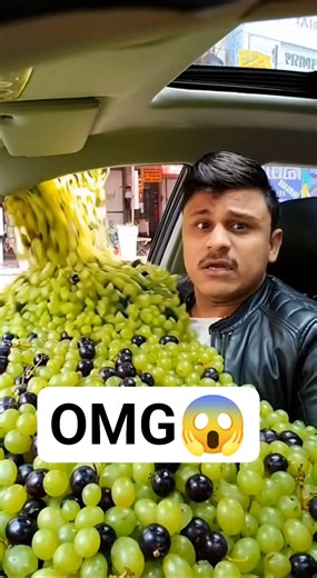 Puri Car Angoor Se Bhari 😱 | Police Shocked Funny Food Experiment #FoodExperiment #Funny #Shock