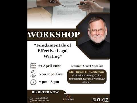 Fundamentals of Effective Legal Writing ft. Bruce H. Weitzman