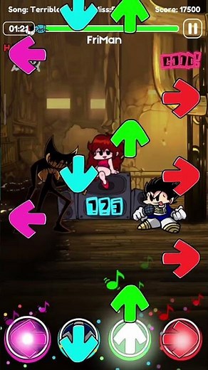 Friday Night Funkin' Vs Bendy #1 /Indie Cross /Hard #shorts