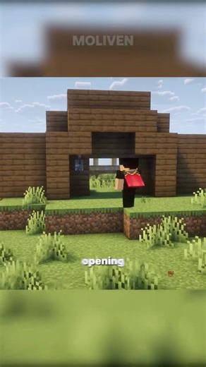 How to build an automatic door in Minecraft (easiest method)