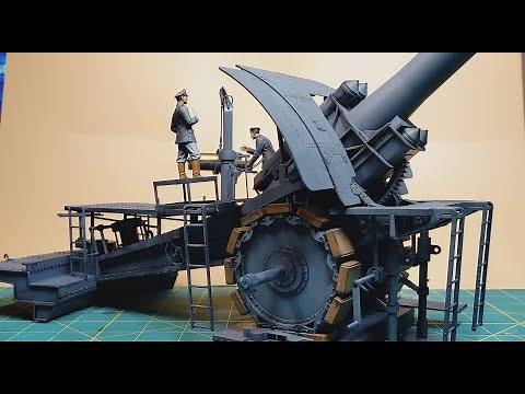 German WWI 420MM Siege Howitzer "Big Bertha" (Takom 1/35) Model Build