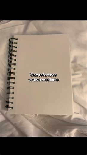 One reference vs two mediums