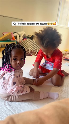 Mrs Nancy Umeh on Instagram: "I cried watching these two yesterday. What a blessing to behold 🥺🥰. May we all be blessed with the gift of a beautiful family. Amen 🙏🏽. #AthenaTheBigSis #FullOfLove"