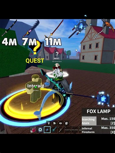 FURTHEST TELEPORT WEAPON P.2 #roblox #bloxfruits #fruit