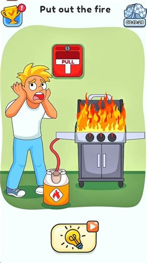 Put Out The Fire 🔥 – DOP 5 | Delete One Part! 😲#shorts