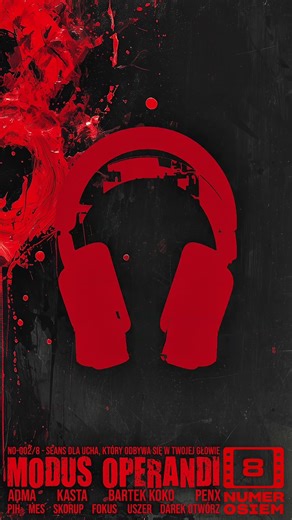 Premiera MODUS OPERANDI już za tydzień. Bądź gotowy - SŁUCHAWKI. MROK. SPOKÓJ. #shorts #numerosiem
