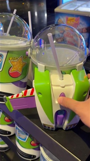 🚀Would you pick up this Buzz Lightyear popcorn & drink combo bucket? #toystory #woody #merch #pixar