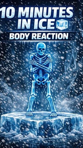 Inside the Human Body in Ice for 10 Minutes 🧊 (Skeleton View