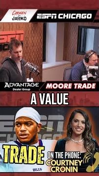 Courtney Cronin on DJ Moore Trade!
