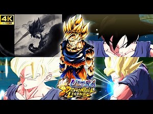 1st ULTRA "Super Saiyan Goku" Landscape Ink Brush/Intro/Ultimate Animations【Dragon Ball Legends】