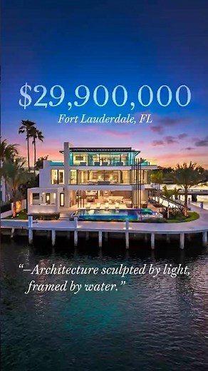 Inside a $29,9M Fort Lauderdale’s Ultimate Waterfront Mansion | #realestate #luxury #dream #home