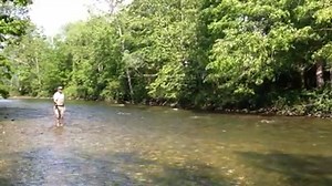 Pete Kutzer with a sweet casting stroke while swinging wet flies on the Battenkill. | Orvis Fly Fishing
