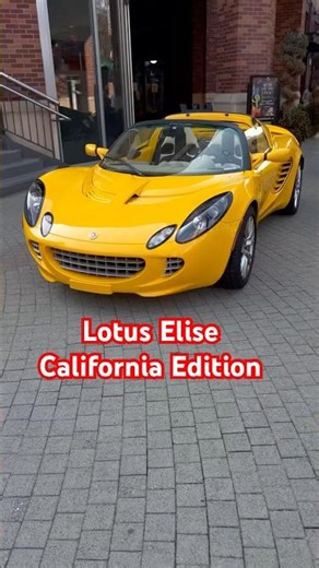 Lotus Elise California Edition #shorts #lotuselise
