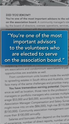 Community Association Manager Handbook - Available now!