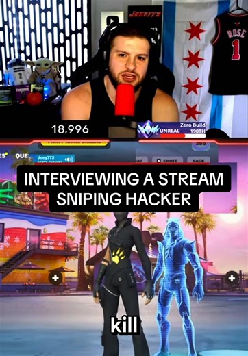 Interviewing a stream sniping hacker @Fortnite Official @Epic Games Store #fortnite #fortnitehacker #fortnitecheater #fortniteclips