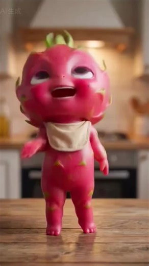 The dancing dragon fruit #dance #fruit #ai #tiktok #fyp | dancing fruit