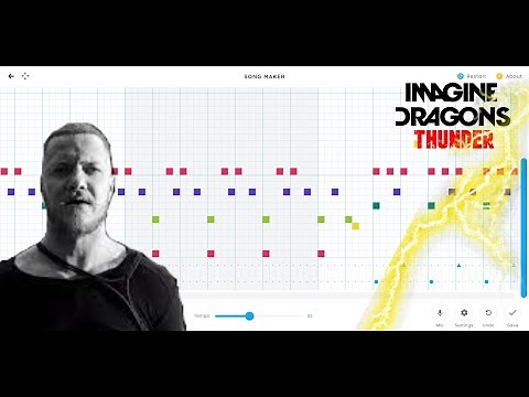 THUNDER (Imagine Dragons) - Chrome Music Lab (Link in DESC)