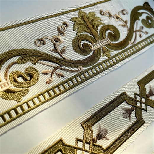 Upholstery Tape & Drapery Border Trim, 30/50/90 Mm Widths, Continuous By-the-yard, Pillow Curtain Accent Ribbon - Etsy Canada