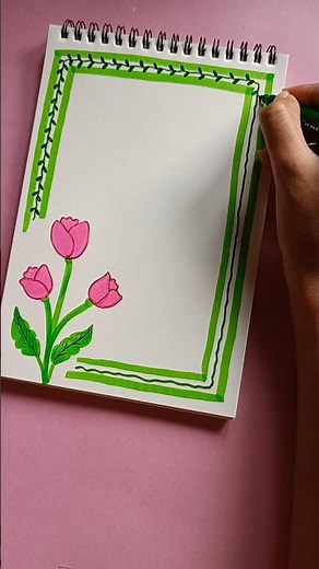 Very easy front page design ideas 🌷#frontpage #coverpage