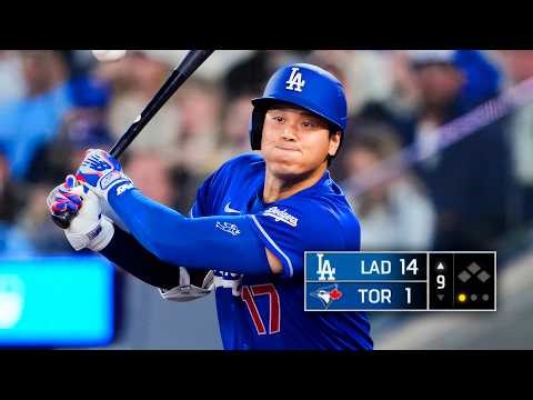 Los Angeles Dodgers with 5 HOME RUNS 😱 Destroying Blue Jays