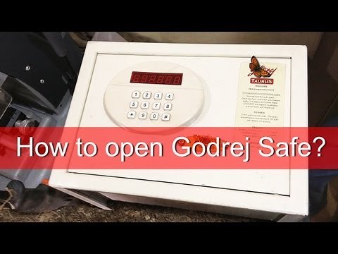How to open Godrej Safe?