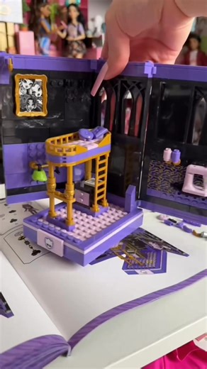 Monster High Mega Bloks Clawdeen's Book Den! 💜 monster high mega bloks set, monster high g1, monster high collector, mh collector, lego sets, building blocks sets #monsterhigh #monsterhighg1 #mhcollector #clawdeenwolf #megabloks | Dolls with Dasha